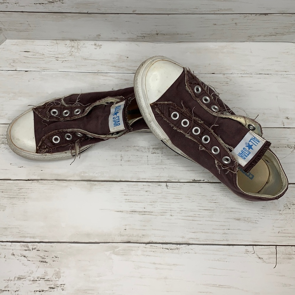 Well Loved Plum Converse All Stars - 7.5
